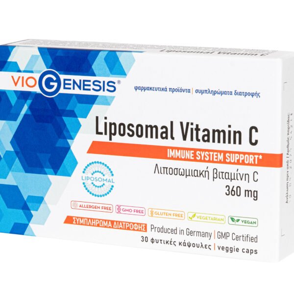 VIOGENESIS Liposomal Vitamin C 360MG 30 Caps