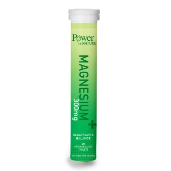 POWER HEALTH Magnesium+ 300mg, 20 Αναβράζοντα Δισκία
