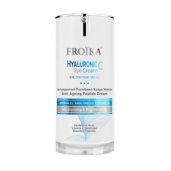 5204799010904_0 FROIKA Hyaluronic C Eye Cream-Αντιγηραντική Πεπτιδιακή Κρέμα Ματιών 15ML - Image 1