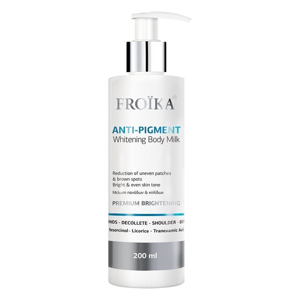 5204799020279 FROIKA Anti-Pigment Whitening Body Milk-Γαλάκτωμα Σώματος Με Λευκαντική Δράση 200ML - Image 1