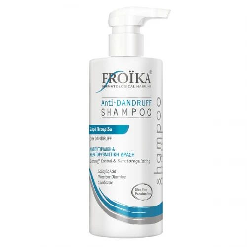 5204799040444-500x500 FROIKA Anti-Dandruff Shampoo -Σαμπουάν Κατά Της Ξηρής Πιτυρίδας Με Κερατορυθμιστική Δράση 400ML - Image 1